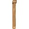 Ekena Millwork Traditional Craftsman Rough Sawn Bracket w/ Offset Brace, Western Red Cedar, 6"W x 36"D x 48"H BKT0604X36X48TRA04RWR - alternate 4
